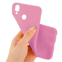 Funda Silicona Xiaomi Redmi 7 (Rosa)