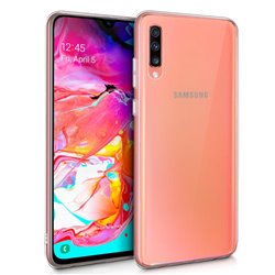 Funda Silicona Samsung A705 Galaxy A70 (Transparente)