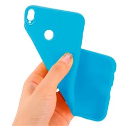 Funda Silicona Samsung M205 Galaxy M20 (Celeste)