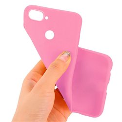 Funda Silicona Xiaomi Mi 8 Lite (Rosa)