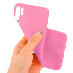 Funda Silicona Huawei P30 Pro (Rosa)