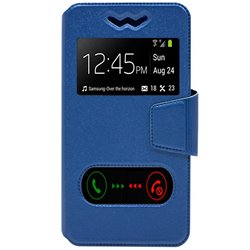 Funda Universal Flip Cover 5.1 - 5.3 pulg Liso Azul