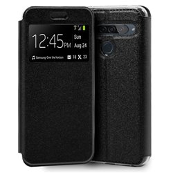 Funda Flip Cover LG G8 ThinQ Liso Negro