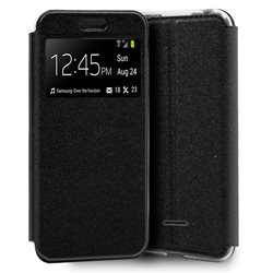 Funda Flip Cover Wiko Y50 Liso Negro