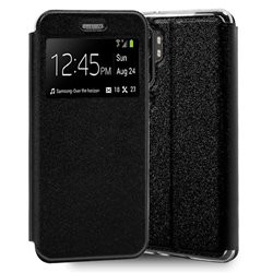 Funda Flip Cover Xiaomi Mi Note 10 Liso Negro