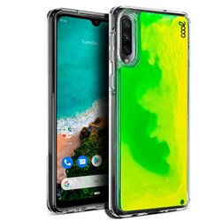 Carcasa Xiaomi Mi A3 Glitter Neon Lima