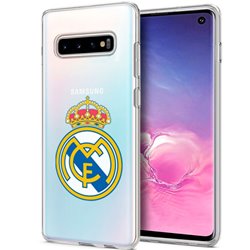 Carcasa Samsung G973 Galaxy S10 Licencia Fútbol Real Madrid Transparente