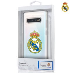 Carcasa Samsung G975 Galaxy S10 Plus Licencia Fútbol Real Madrid Transparente