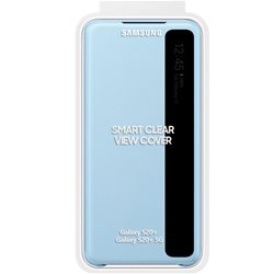 Funda Original Samsung G985 Galaxy S20 Plus Wallet Cover Smart Clear Azul (Con Blister)