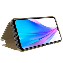 Funda Flip Cover Xiaomi Redmi Note 8T Clear View Dorado