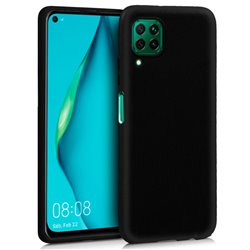 Funda Silicona Huawei P40 Lite (Negro)