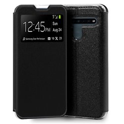 Funda Flip Cover LG K41s / K51s Liso Negro