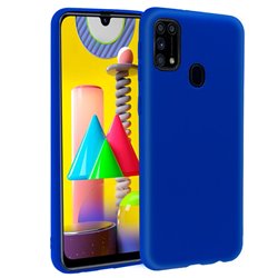 Funda Silicona Samsung M315 Galaxy M31 (Azul)