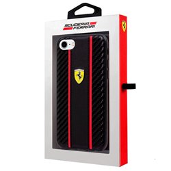 Carcasa iPhone 6 / 7 / 8 / SE (2020) Licencia Ferrari Negro