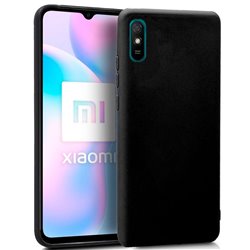 Funda Silicona Xiaomi Redmi 9A (Negro)