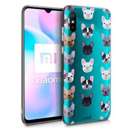 Carcasa Xiaomi Redmi 9A Clear Dogs