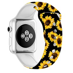 Correa Apple Watch Series 1 / 2 / 3 / 4 / 5 (38 / 40 mm) Estampado Girasoles