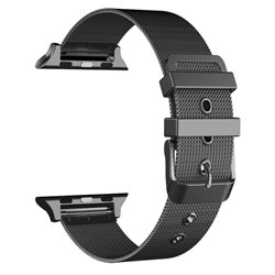 Correa Apple Watch Series 1 / 2 / 3 / 4 / 5 (38 / 40 mm) Metal Negro