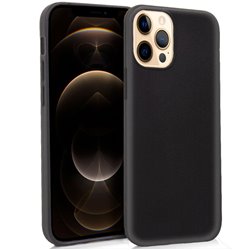 Funda Silicona iPhone 12 Pro Max (Negro)