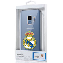 Carcasa Samsung G960 Galaxy S9 Licencia Fútbol Real Madrid Transparente