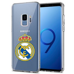 Carcasa Samsung G960 Galaxy S9 Licencia Fútbol Real Madrid Transparente