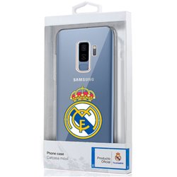 Carcasa Samsung G965 Galaxy S9 Plus Licencia Fútbol Real Madrid Transparente