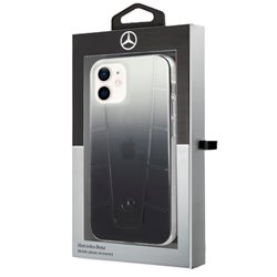 Carcasa iPhone 12 mini Licencia Mercedes-Benz Negro Ahumado