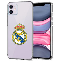 Carcasa IPhone 11 Licencia Fútbol Real Madrid Transparente