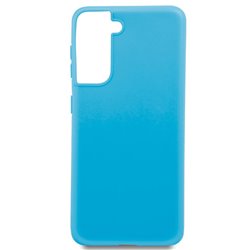 Funda Silicona Samsung G990 Galaxy S21 (Celeste)