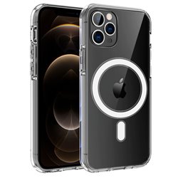 Carcasa COOL para iPhone 12 Pro Max Magnética Transparente