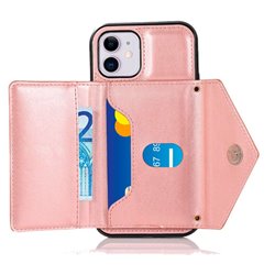 Carcasa COOL para iPhone 11 Colgante Wallet Rosa