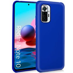 Funda COOL Silicona para Xiaomi Redmi Note 10 Pro (Azul)