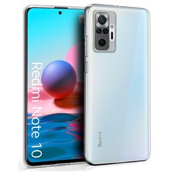 Funda COOL Silicona para Xiaomi Redmi Note 10 / Note 10s (Transparente)