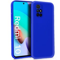 Funda COOL Silicona para Xiaomi Redmi 10 (Azul)